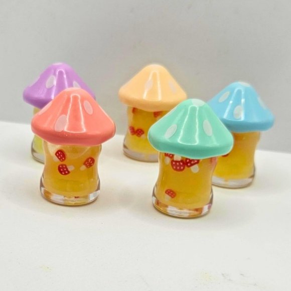 Wonderland Mushroom Shimmer Lip Gloss| Set of 10 - Picture 1 of 1